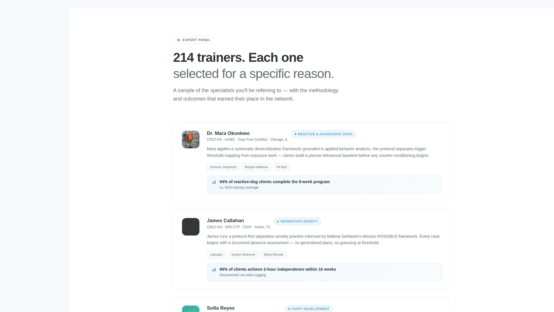 Trainer Referral Program Landing Page Template