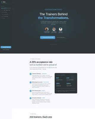 Trainer Referral Program Landing Page Template