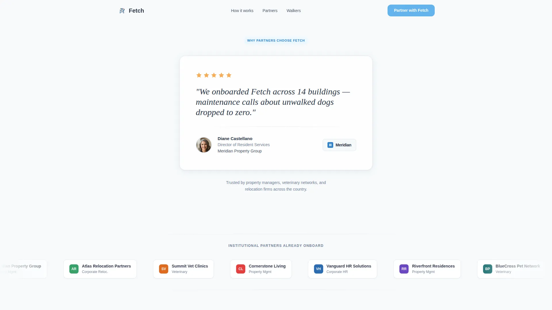 Dog Walker & Pet Sitter Booking Landing Page