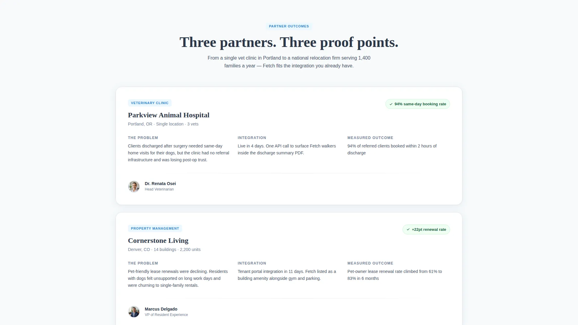 Dog Walker & Pet Sitter Booking Landing Page