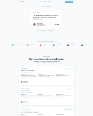 Dog Walker & Pet Sitter Booking Landing Page