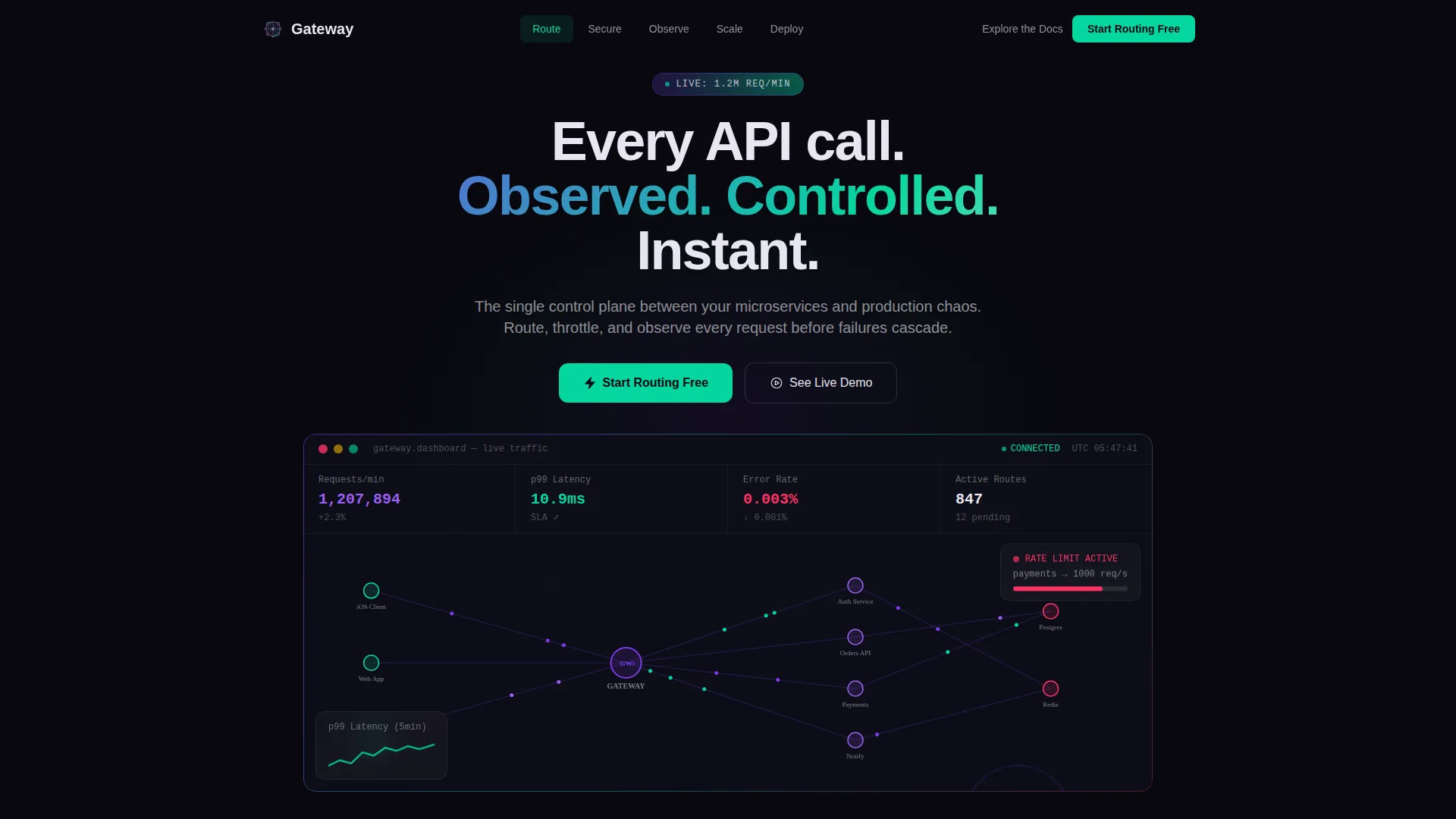 Developer Tools & API Professional Website Template