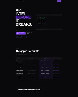 Robust API Orchestration Landing Page Template