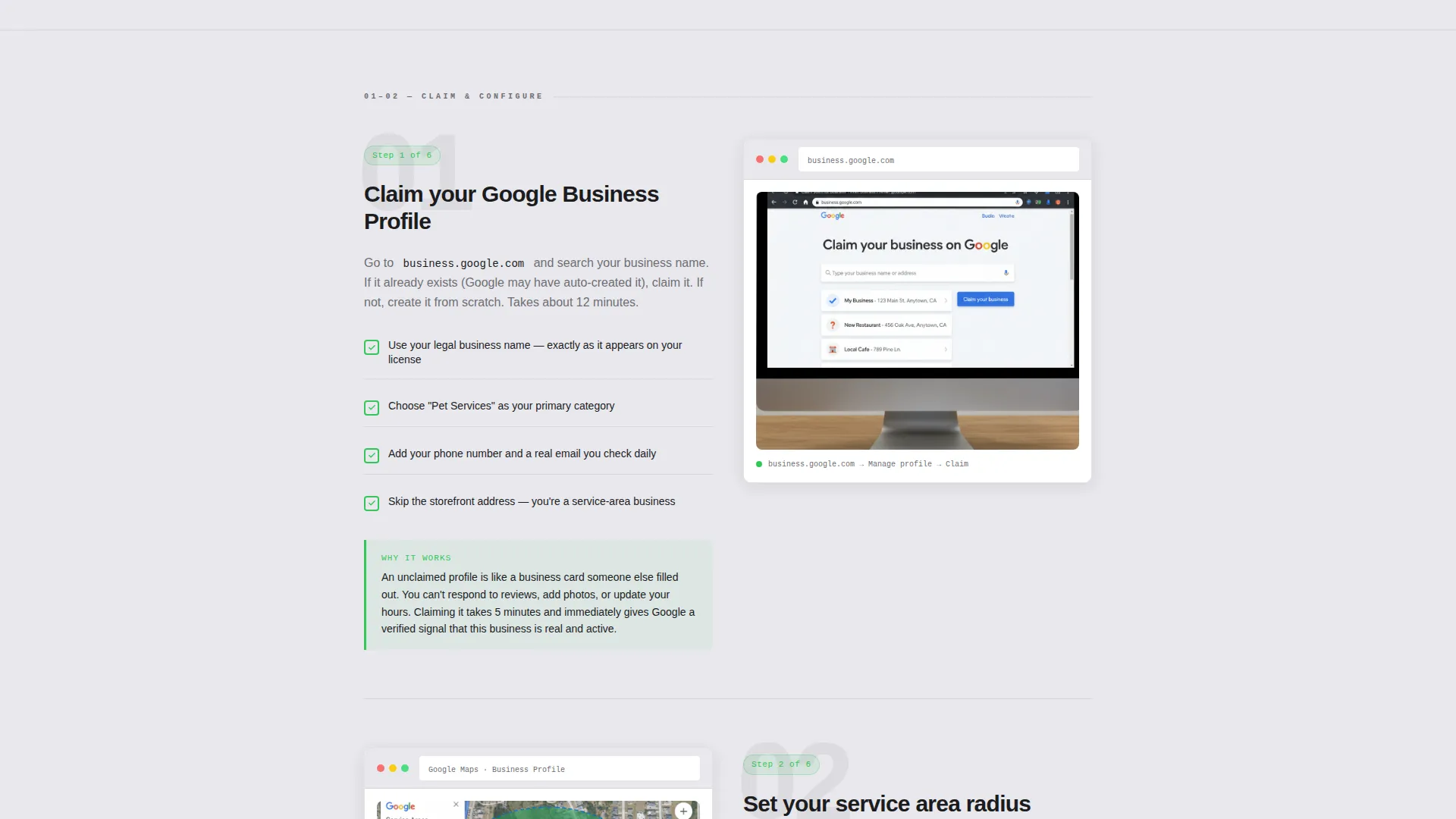 Dog Walker Local SEO Landing Page Template