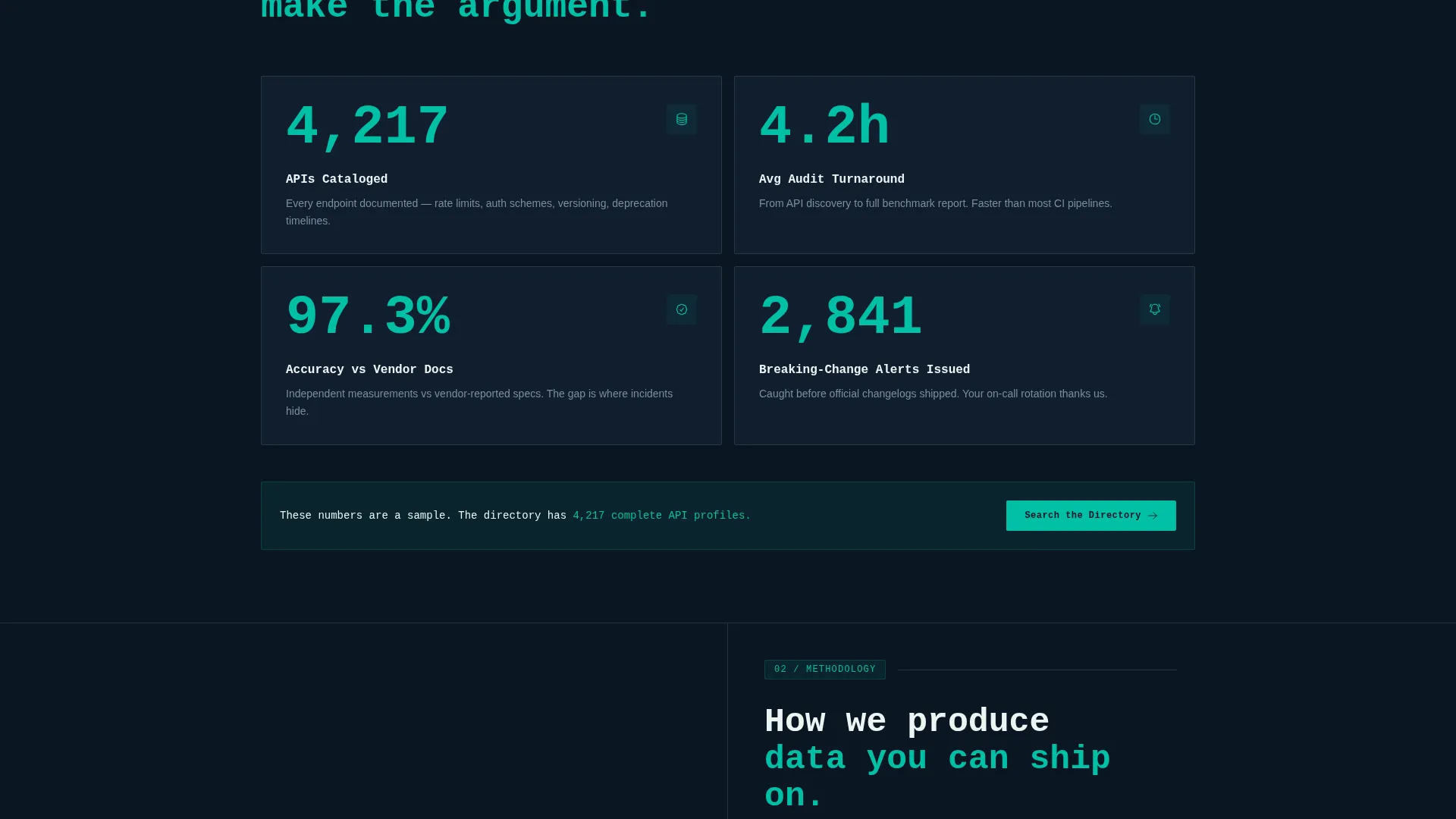 Seamless API Gateway Landing Page Template