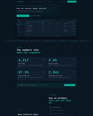 Seamless API Gateway Landing Page Template