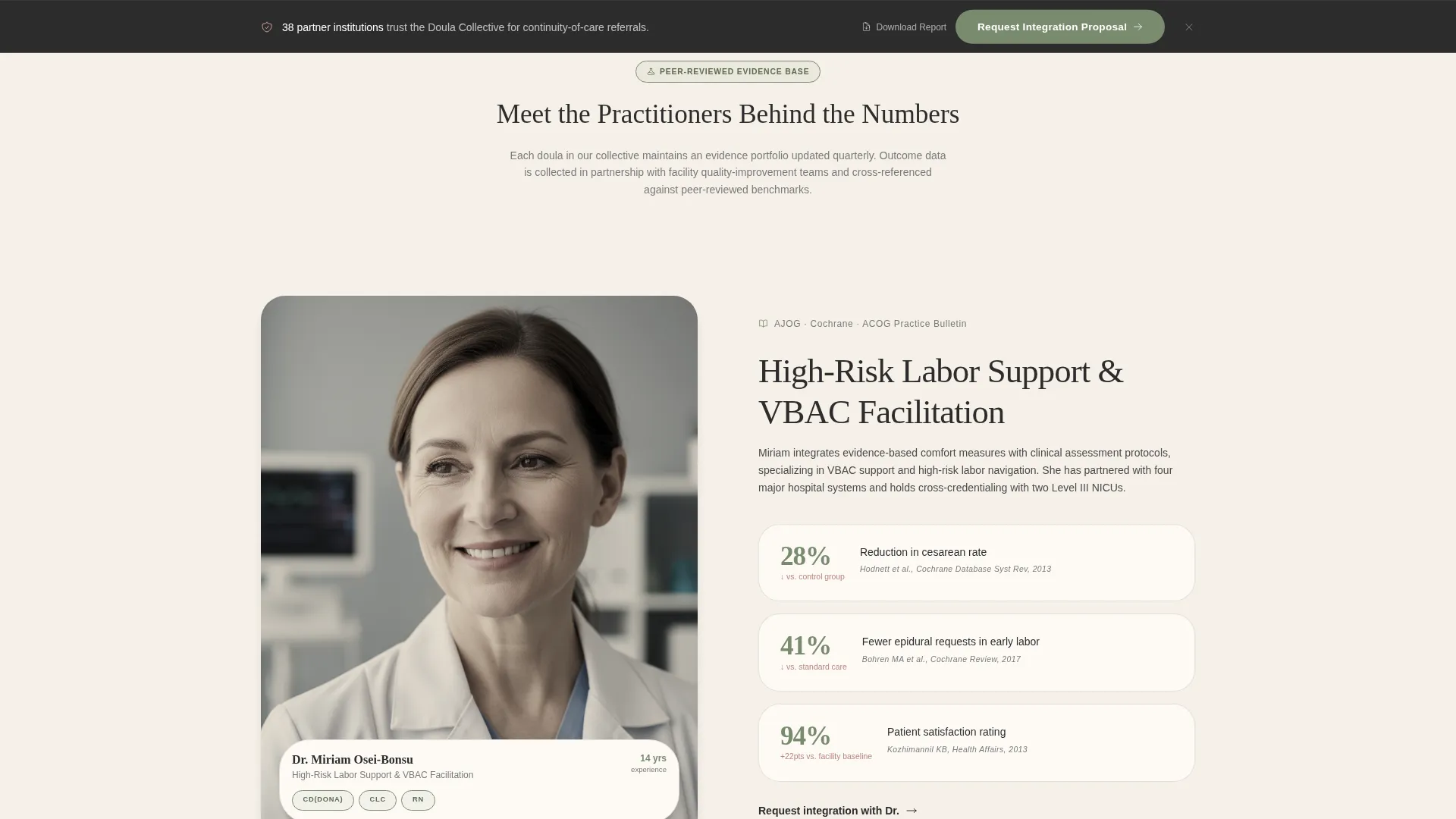 Collective Landing Page Template for B2B Partnerships