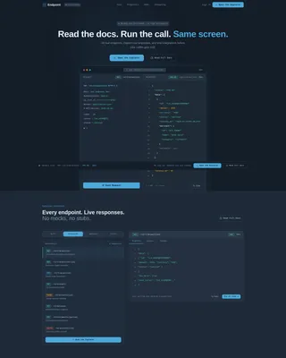 API Documentation Professional Website Template