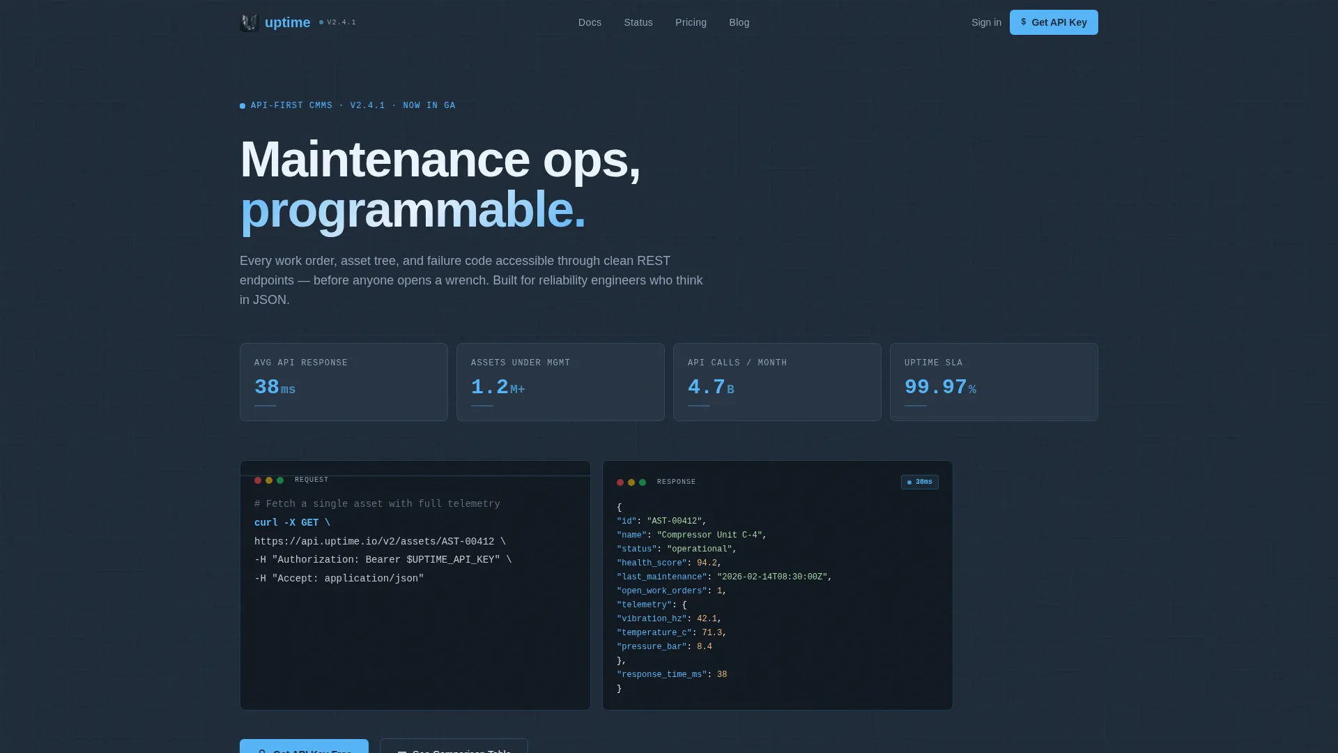 API-First Enterprise Software Reviews Website Template