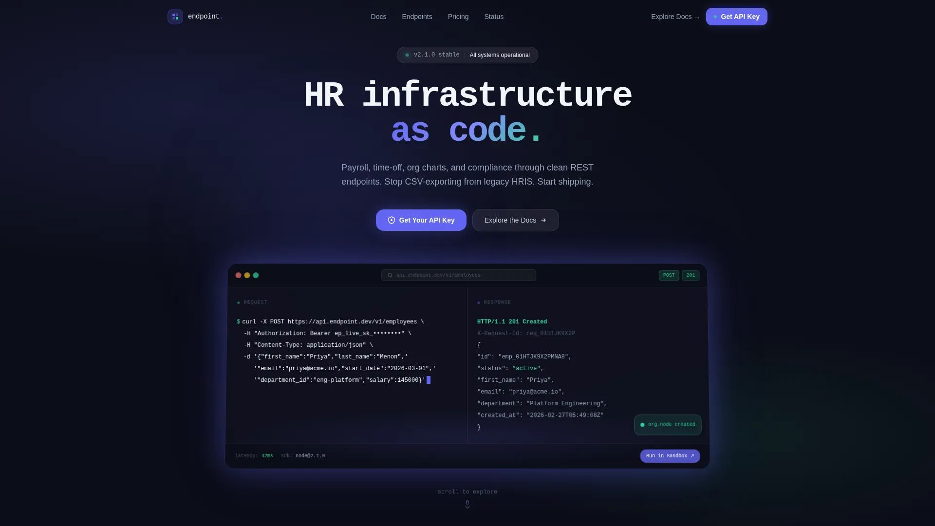 API-First Enterprise Software Advanced Professional Website Template