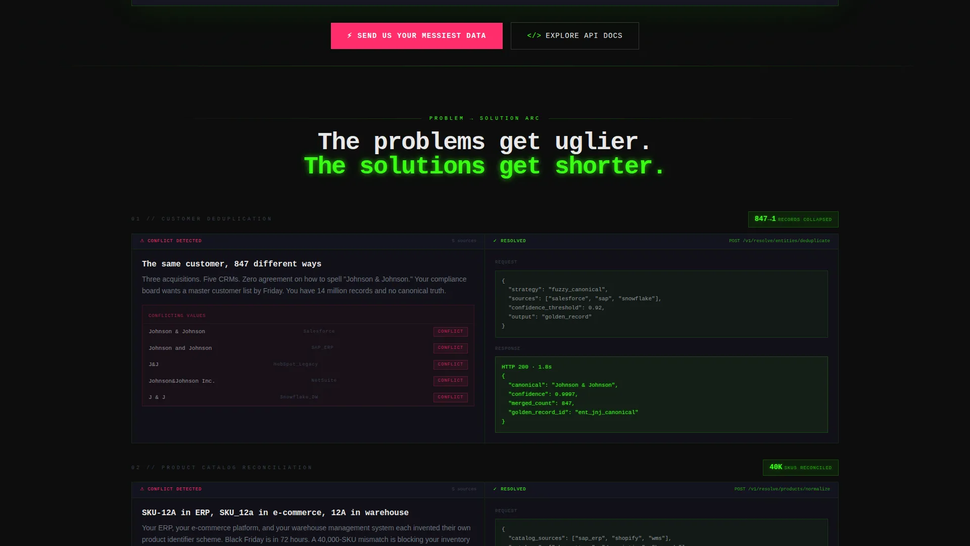 API-First Enterprise Software Specialist Professional Website Template