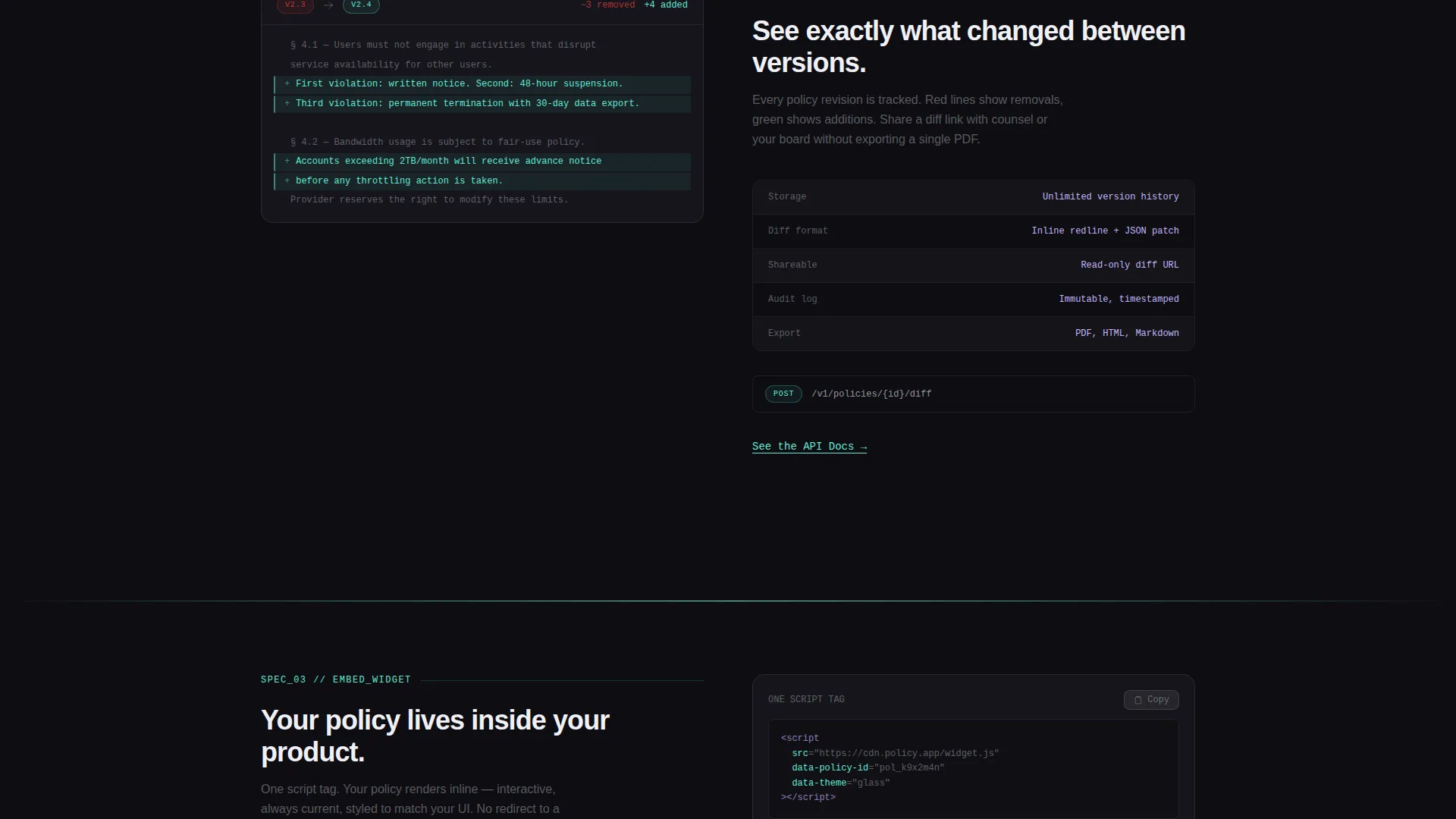 Interactive Acceptableuse Landing Page Template