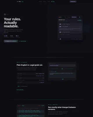 Interactive Acceptableuse Landing Page Template