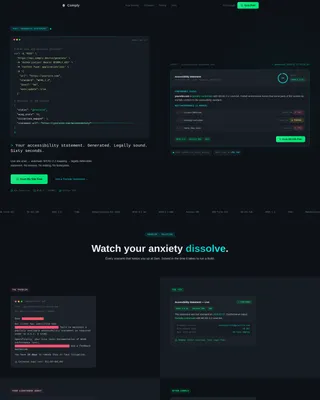 Accessibility Statement Landing Page Template