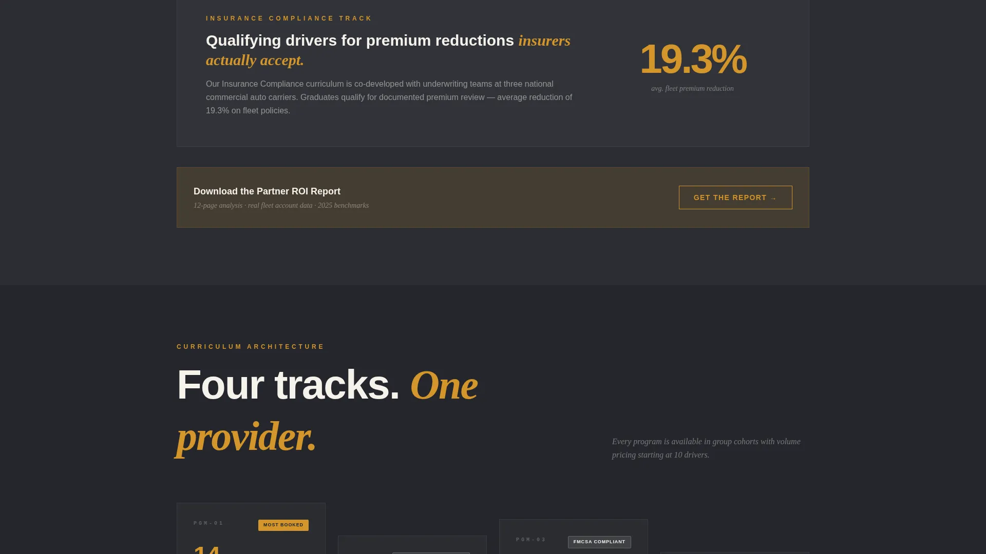 Driving School Free Estimate Landing Page Template