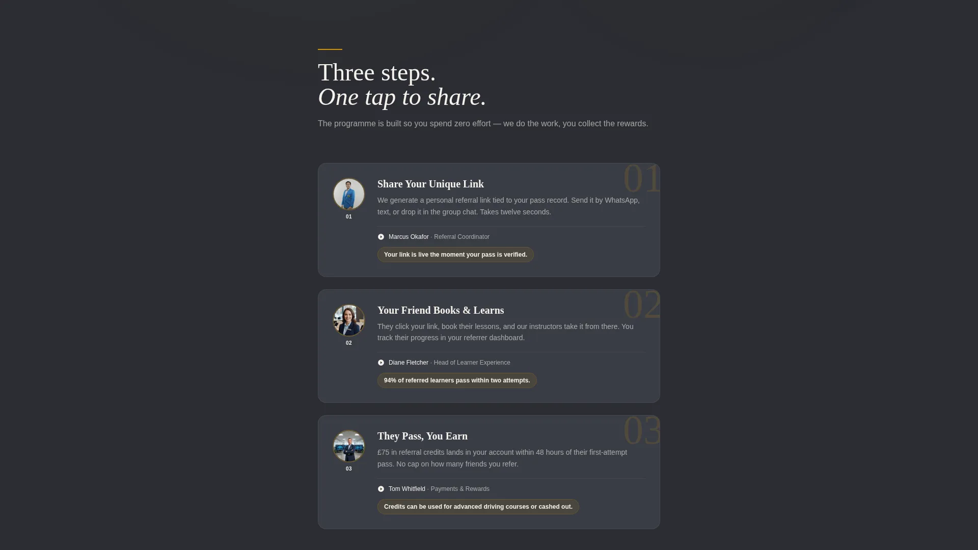 Confident Driving Landing Page Template