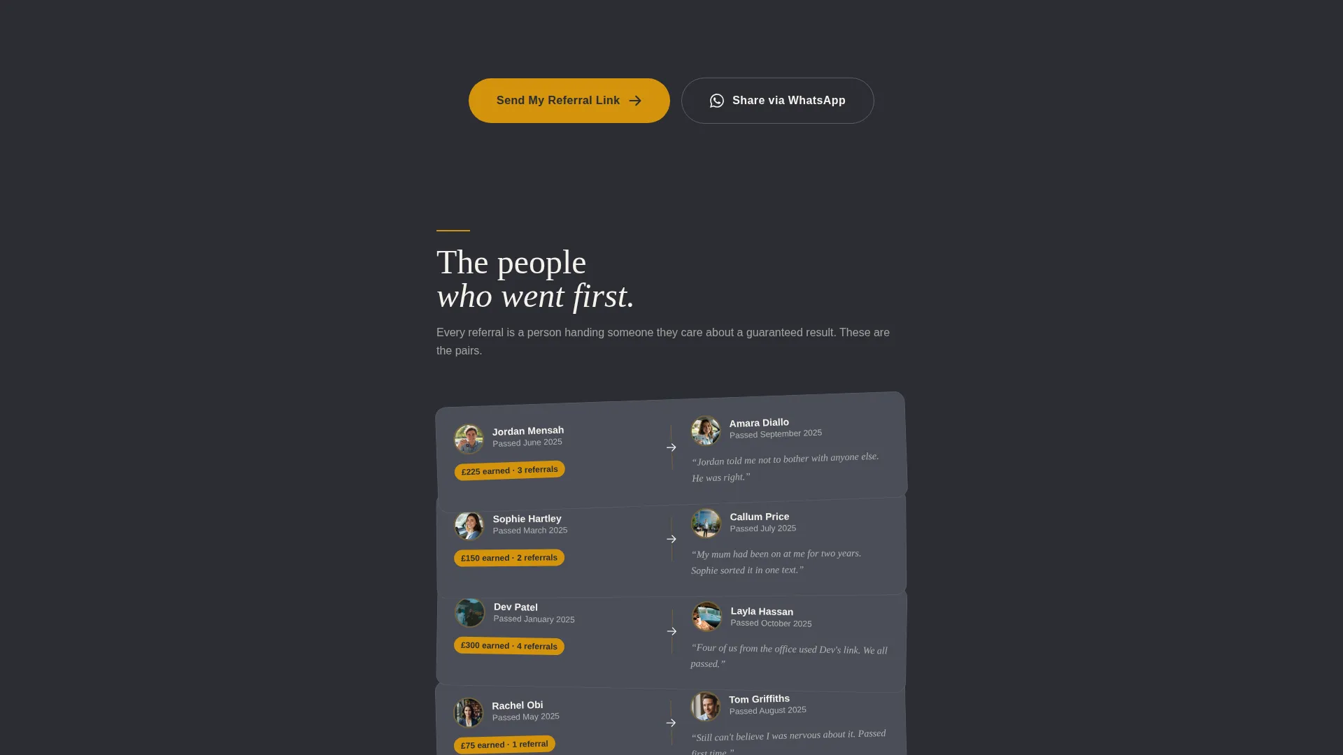 Confident Driving Landing Page Template