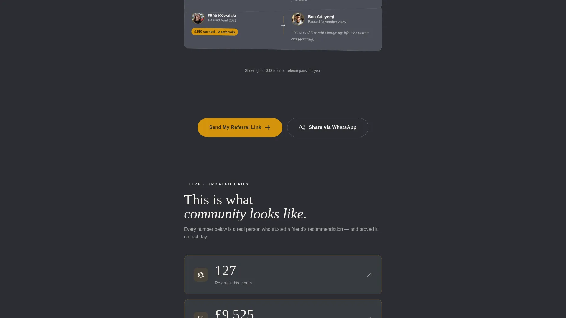Confident Driving Landing Page Template
