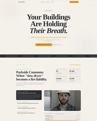 Specialty Cleaning Portfolio & Case Study Website Template