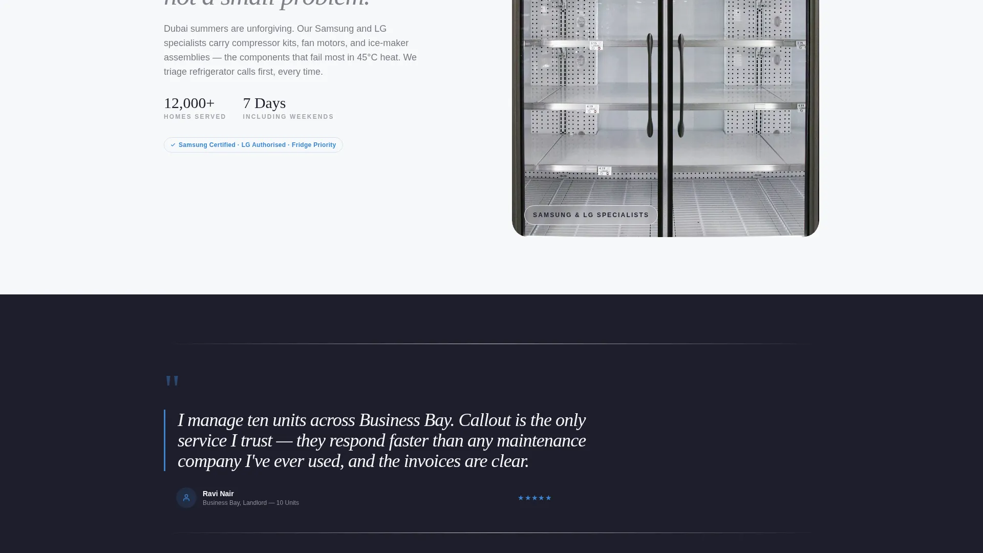 Trusted Appliancerepair | Free Website Template | Rocket