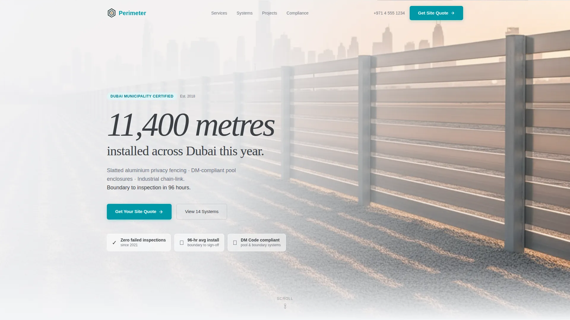 Precision Fencing | Free Website Template | Rocket