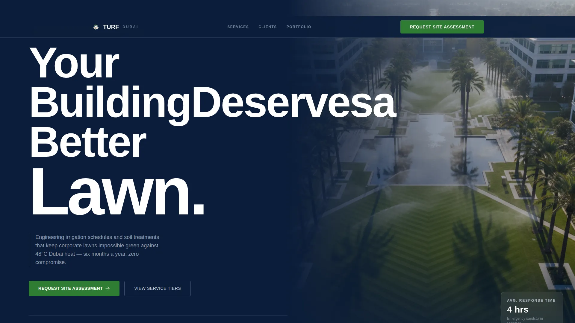 Precision Landscaping | Free Website Template | Rocket