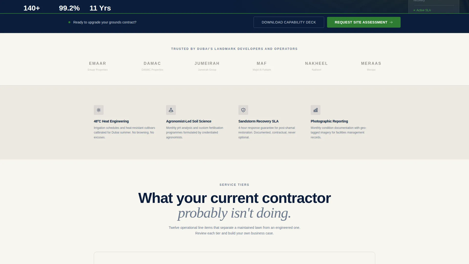 Precision Landscaping | Free Website Template | Rocket