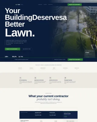 Precision Landscaping | Free Website Template | Rocket