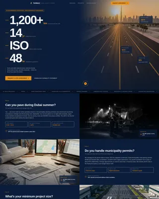 Precision Asphalt | Free Website Template | Rocket