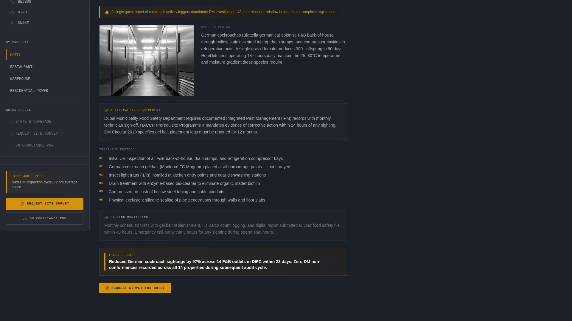 Clinical Pestcontrol | Free Website Template | Rocket