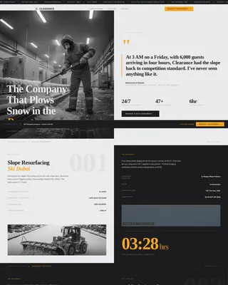 Precision Snowremoval | Free Website Template | Rocket
