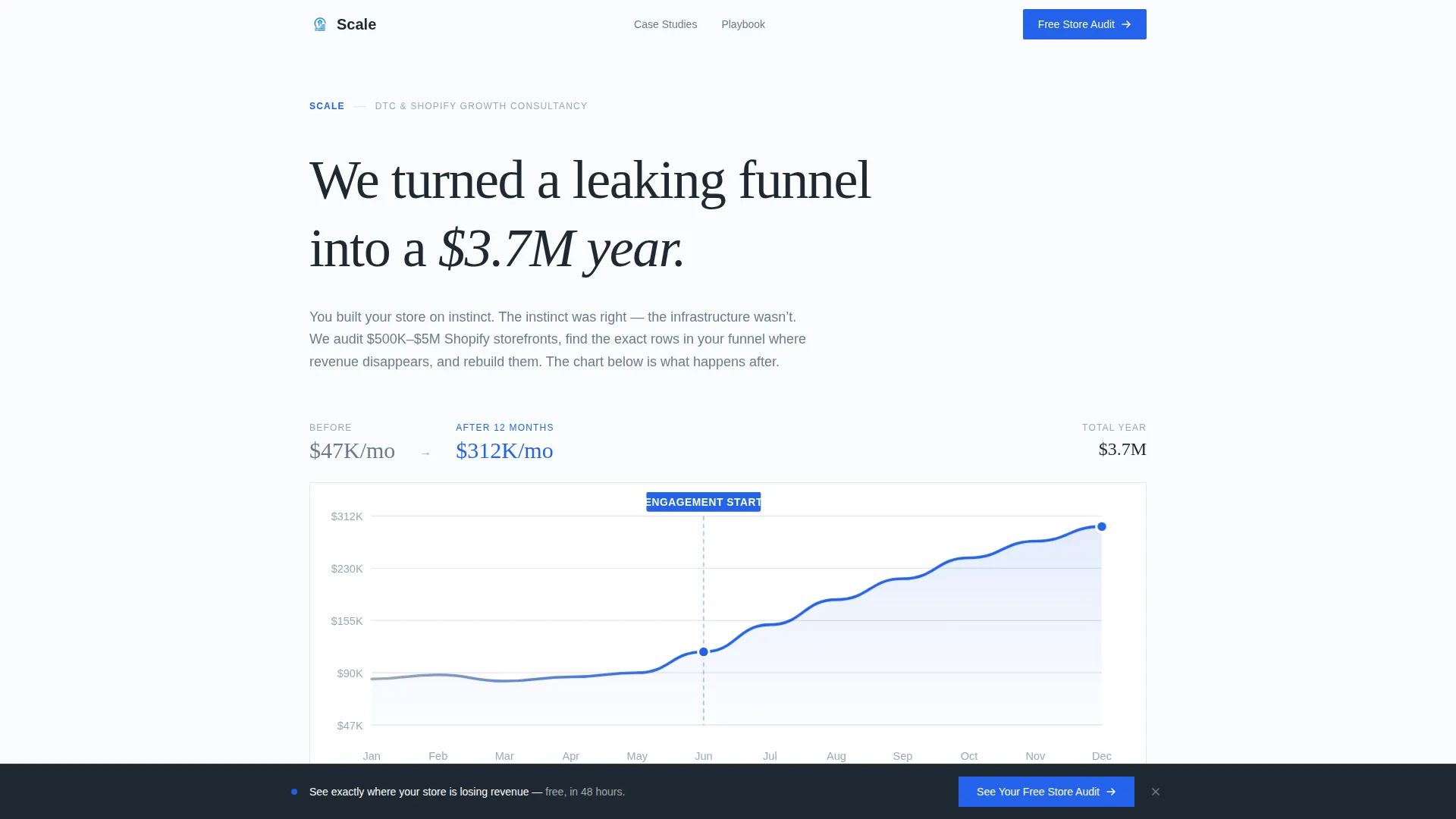 E-Commerce Consulting Portfolio Website Template