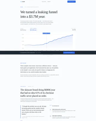 E-Commerce Consulting Portfolio Website Template