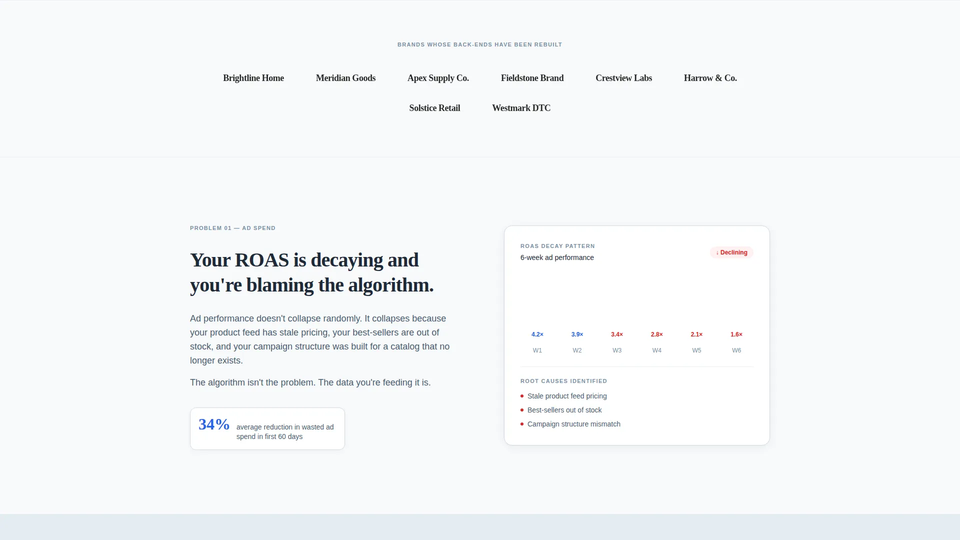 E-Commerce Consulting Specialist Booking Website Template