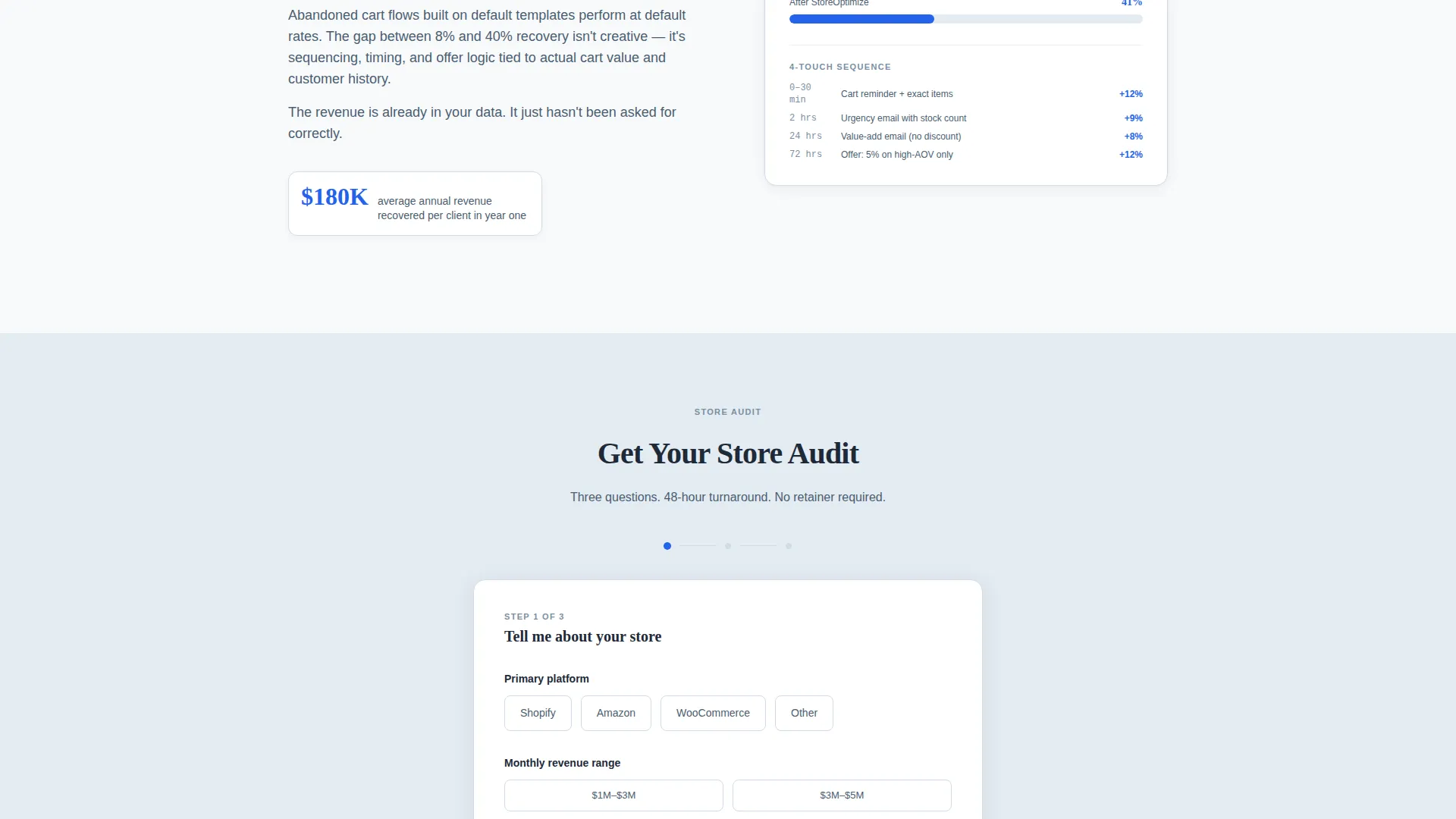 E-Commerce Consulting Specialist Booking Website Template