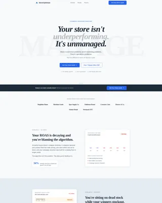 E-Commerce Consulting Specialist Booking Website Template
