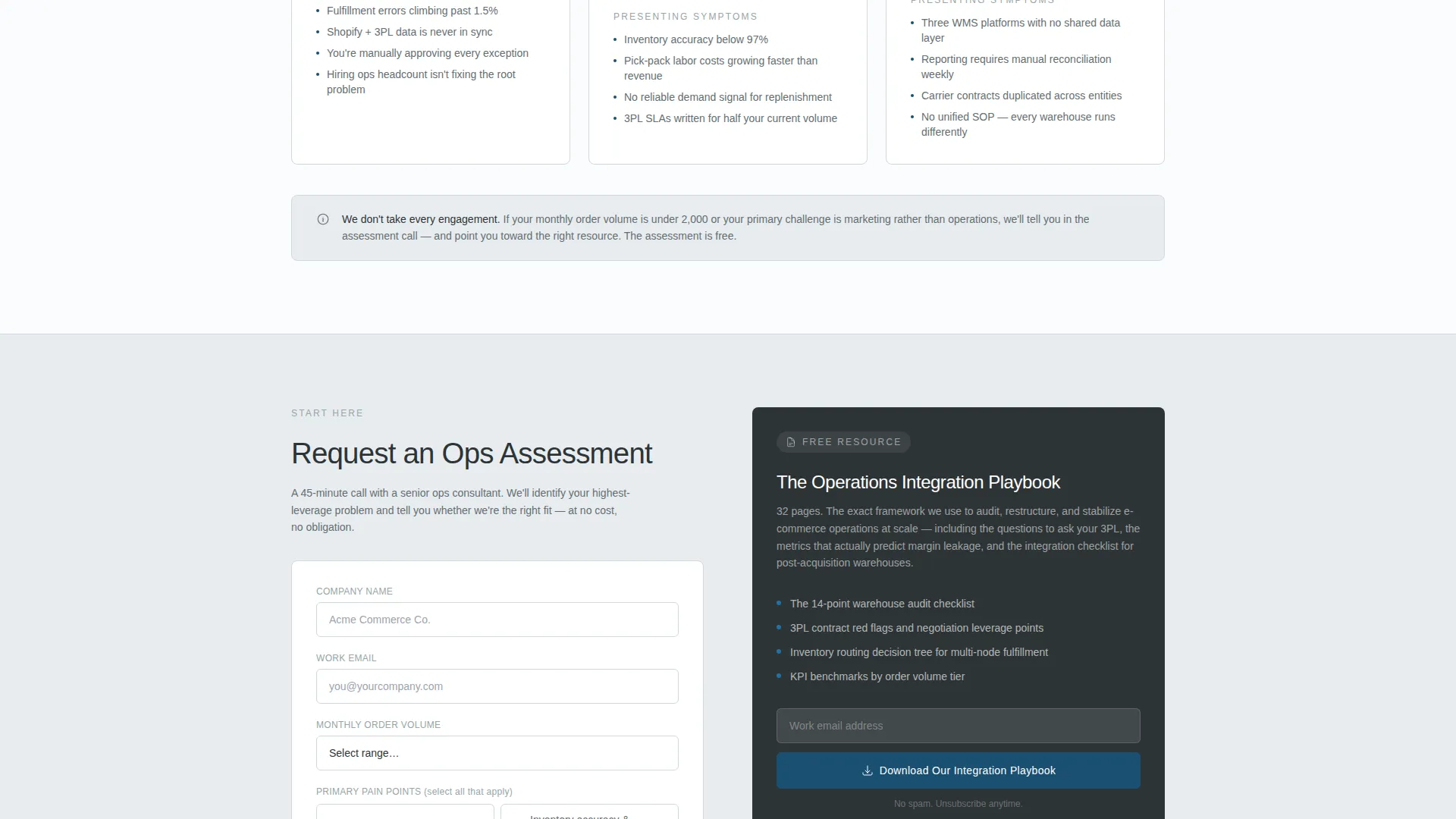 E-Commerce Consulting Professional Website Template