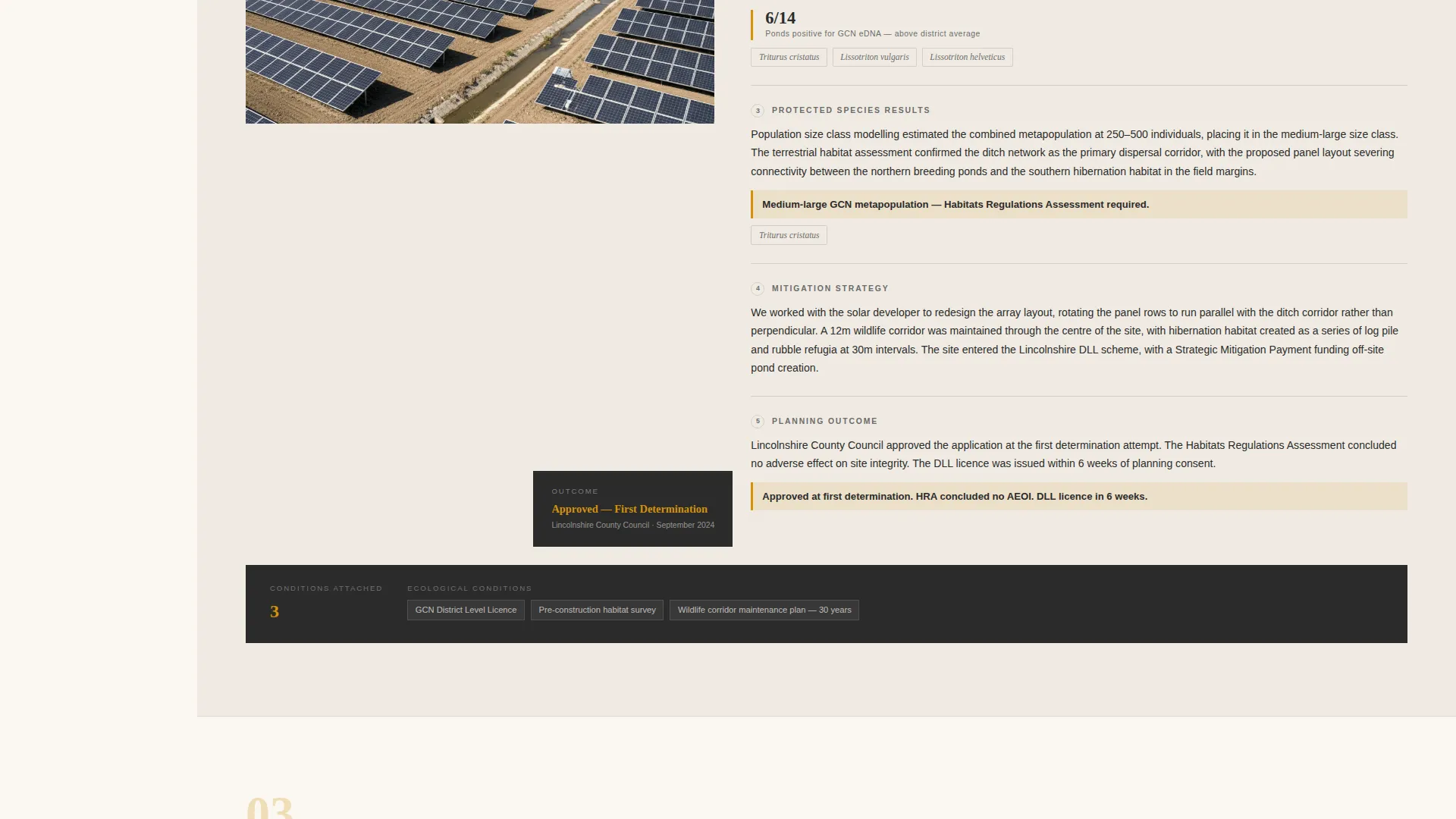 Ecological Survey Consultancy Landing Page Template