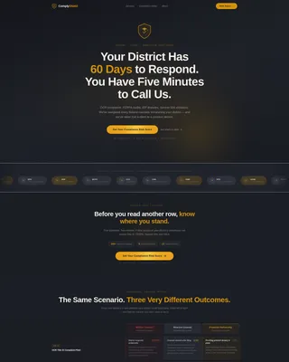 Authoritative Training Academy Landing Page Template