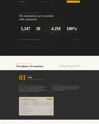 Comprehensive Online Learning Landing Page Template