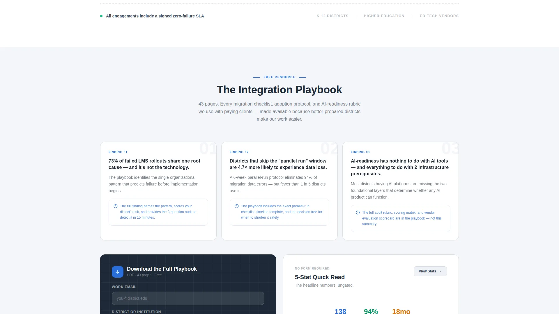 Edtech Consultant Landing Page Template