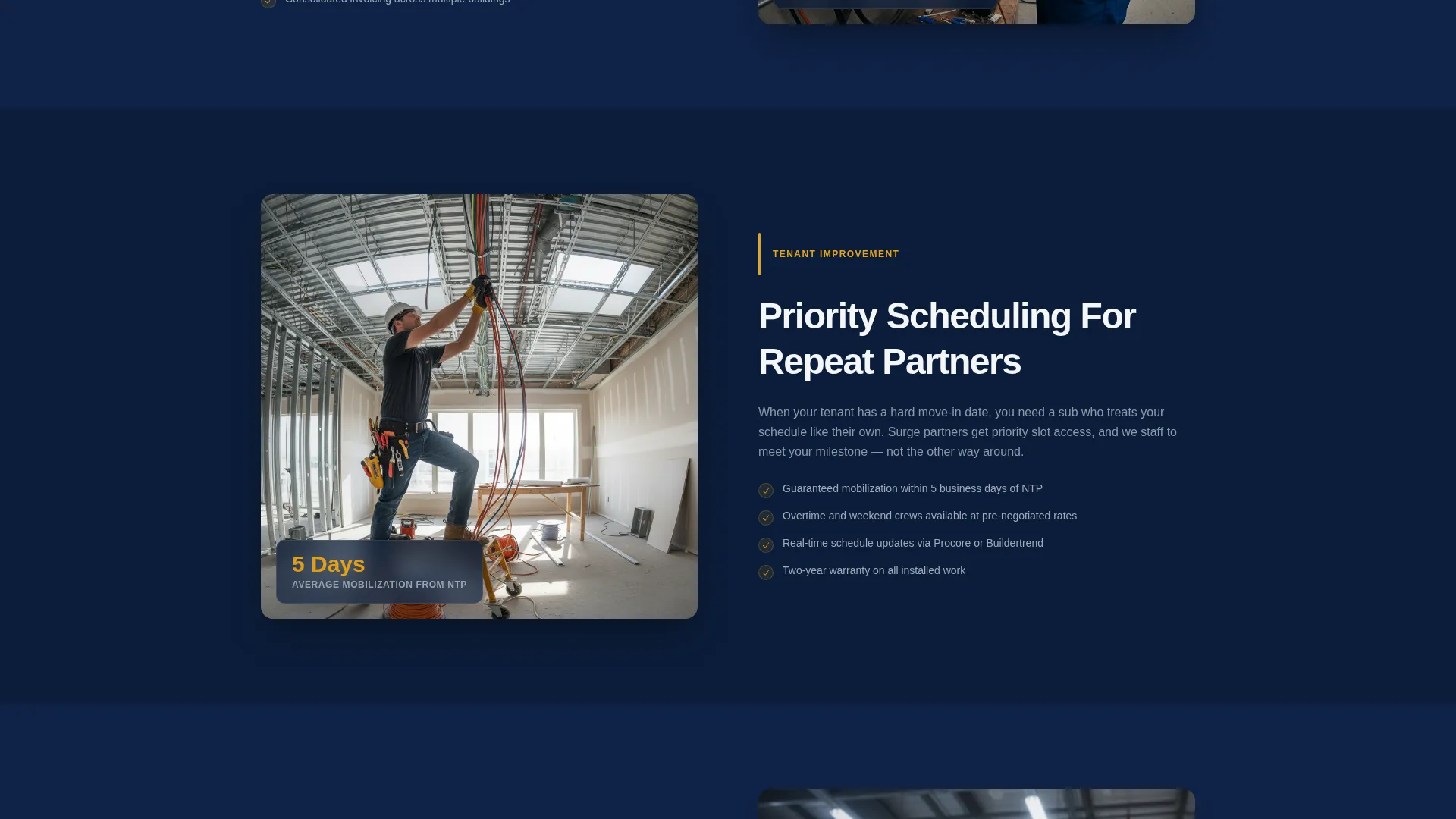 Electrician Free Estimate Landing Page Template