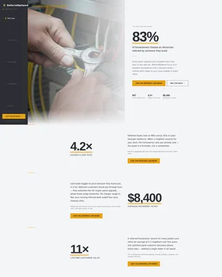 Electrician Marketing Professional Website Template