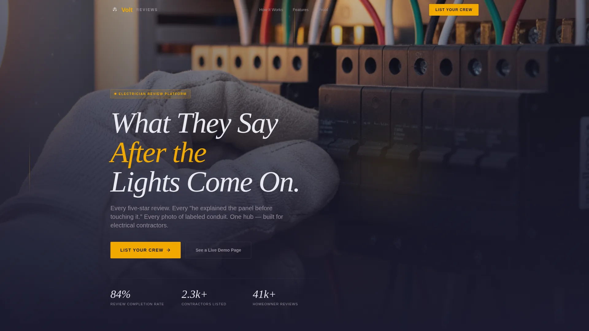 Franchise Electrician & Multi-Location Electrical Website Template