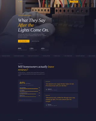 Franchise Electrician & Multi-Location Electrical Website Template