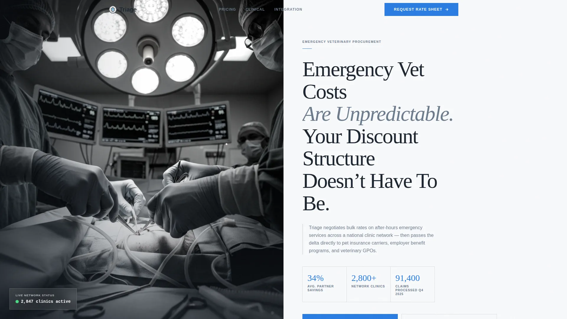 Expert Veterinary Medicine Landing Page Template