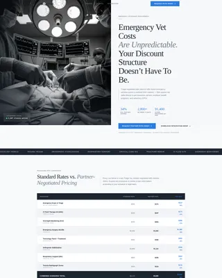 Expert Veterinary Medicine Landing Page Template