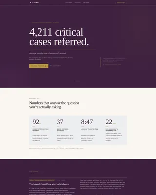 Emergency Vet Referral Program Landing Page Template
