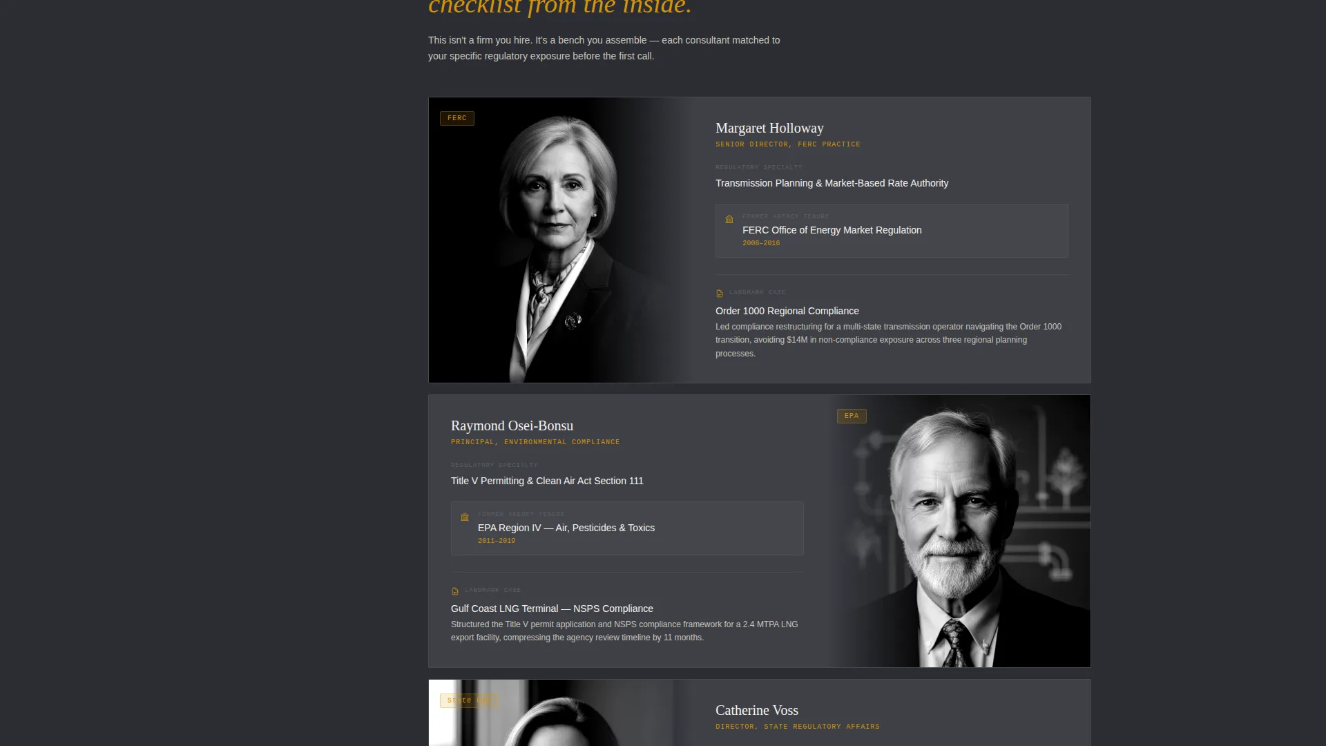 Energy Compliance Consultant Landing Page Template