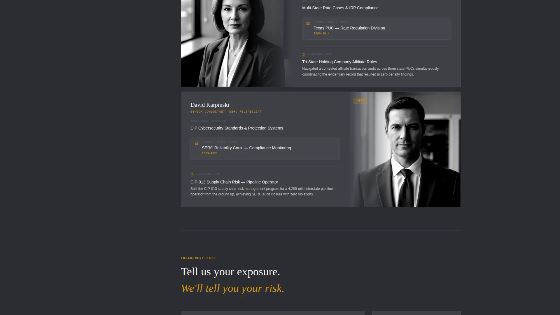 Energy Compliance Consultant Landing Page Template